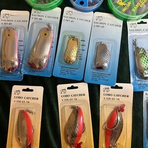 Fishing Lure bundle salmon hooks coho catcher sinkers BIG SAVING